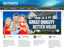 Tablet Screenshot of ontariosiding.com